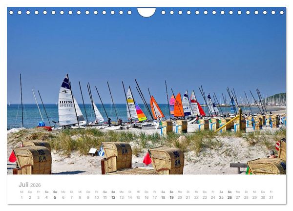 Produktbild: Gr&ouml;mitz - Ostseebad an der Sonnenseite (Wandkalender 2026 DIN A4 quer), CALVENDO Monatskalender