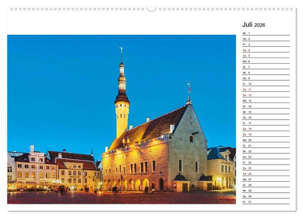 Produktbild: Entdeckungen im Baltikum (Wandkalender 2026 DIN A2 quer), CALVENDO Monatskalender