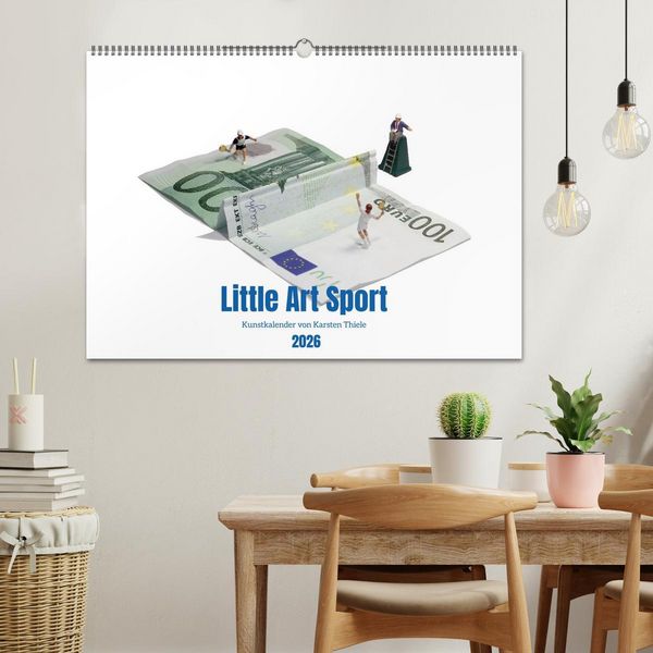 Produktbild: Little Art Sport Kunstkalender (Wandkalender 2026 DIN A2 quer), CALVENDO Monatskalender