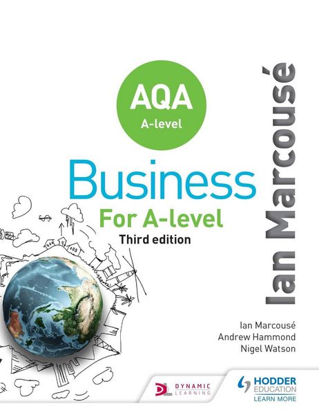 Produktbild: AQA Business for A Level (Marcous&eacute;)