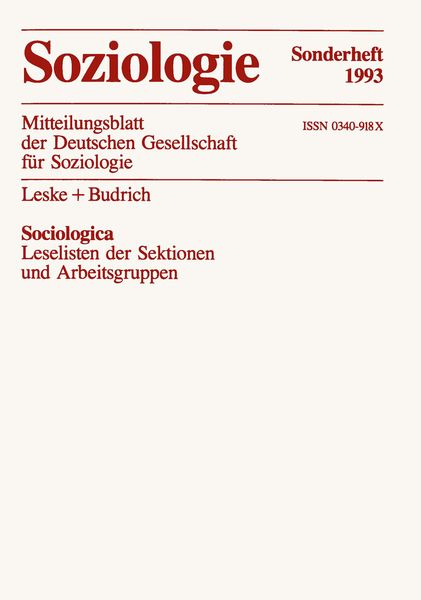 Produktbild: Sociologica