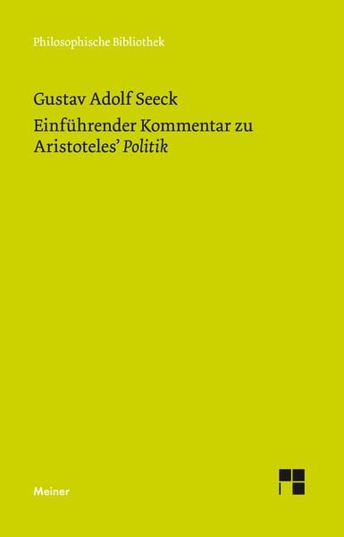 Produktbild: Einf&uuml;hrender Kommentar zu Aristoteles' Politik