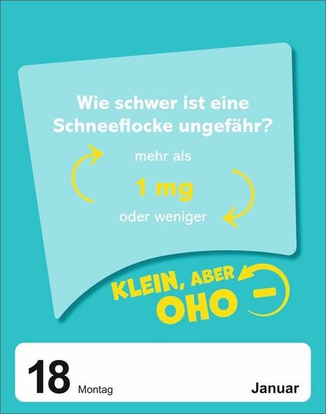 Produktbild: Was sch&auml;tzt du denn? Tagesabrei&szlig;kalender 2027 - Knifflige Sch&auml;tzfragen f&uuml;r die ganze Familie!