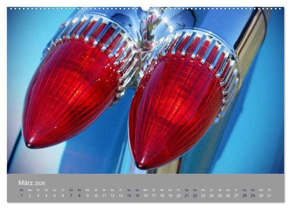 Produktbild: US-Strassenkreuzer (Wandkalender 2026 DIN A2 quer), CALVENDO Monatskalender