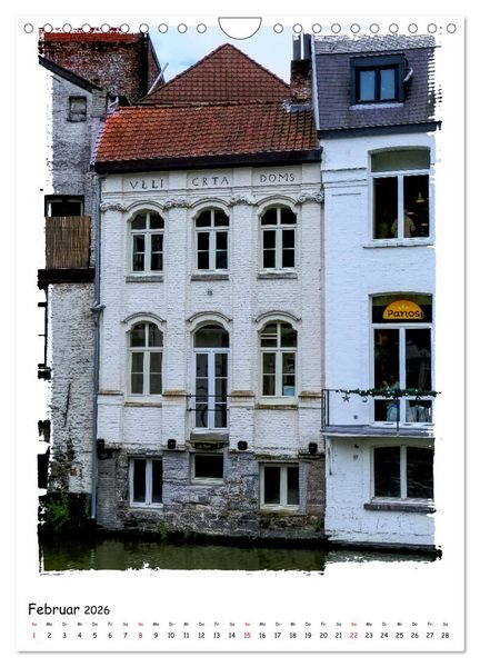 Produktbild: Gent Flanderns Perle (Wandkalender 2026 DIN A4 hoch), CALVENDO Monatskalender