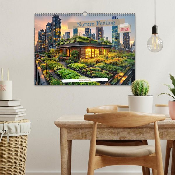 Produktbild: Nature Feeling - Urban Jungle (Wall Calendar 2026 DIN A3 landscape), CALVENDO 12 Month Wall Calendar