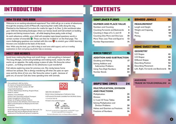 Produktbild: Minecraft Maths Ages 5-6