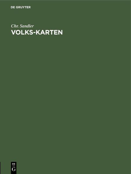 Produktbild: Volks-Karten