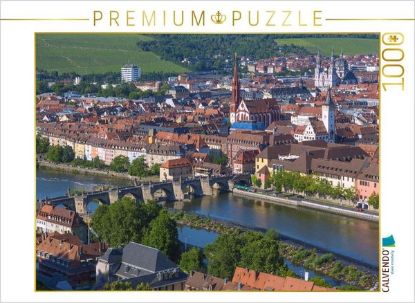 Produktbild: CALVENDO Puzzle Romantisches W&uuml;rzburg | 1000 Teile Lege-Gr&ouml;&szlig;e 64x48cm Foto-Puzzle f&uuml;r gl&uuml;ckliche Stunden