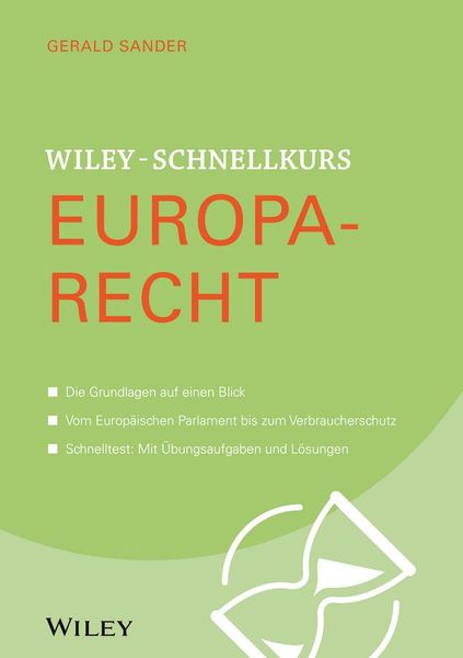 Produktbild: Wiley-Schnellkurs Europarecht