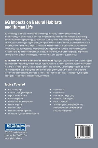 Produktbild: 6G Impacts on Natural Habitats and Human Life