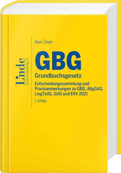 Produktbild: GBG | Grundbuchsgesetz