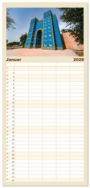 Produktbild: Familienplaner 2026 - Irak - Zwischen Stolz und Ver&auml;nderung mit 5 Spalten (Wandkalender, 21 x 45 cm) CALVENDO