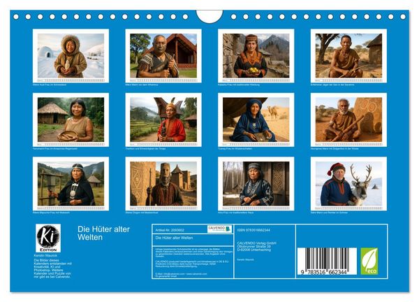 Produktbild: Die H&uuml;ter alter Welten (Wandkalender 2026 DIN A4 quer), CALVENDO Monatskalender