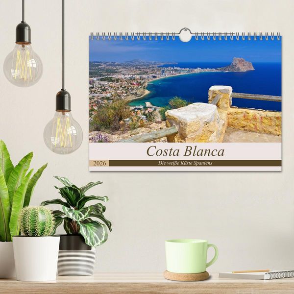 Produktbild: Costa Blanca - Die wei&szlig;e K&uuml;ste Spaniens (Wandkalender 2026 DIN A4 quer), CALVENDO Monatskalender