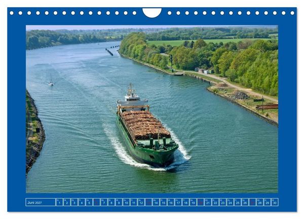 Produktbild: Unterwegs auf dem Nord-Ostsee-Kanal (Wandkalender 2027 DIN A4 quer), CALVENDO Monatskalender