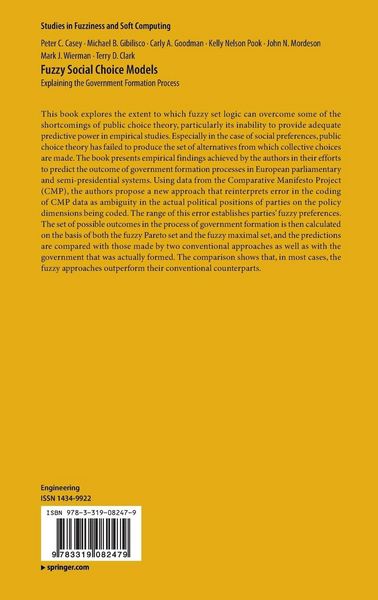 Produktbild: Fuzzy Social Choice Models