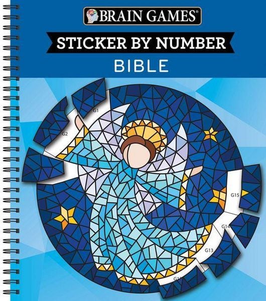 Produktbild: Brain Games - Sticker by Number: Bible (28 Images to Sticker)
