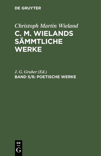 Produktbild: Poetische Werke