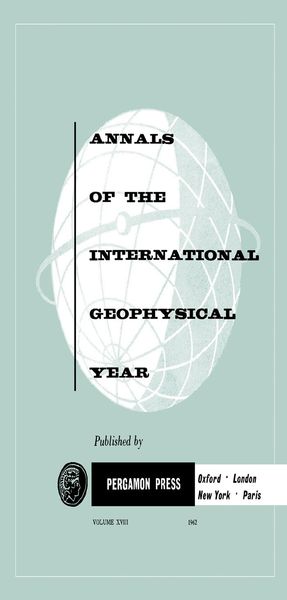 Produktbild: Tables of IGY Monthly Median Ionospheric Data