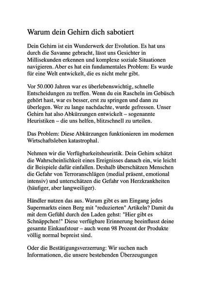 Produktbild: Wie Sie Dich Abzocken