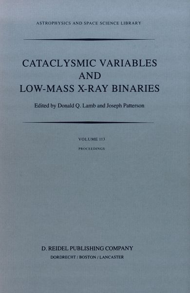 Produktbild: Cataclysmic Variables and Low-Mass X-Ray Binaries