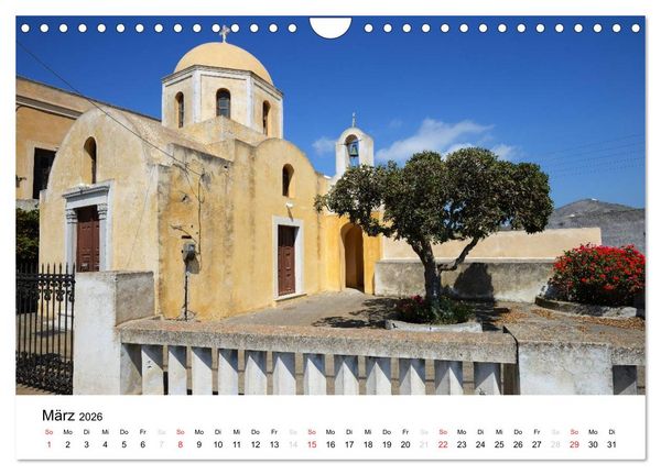Produktbild: Kirchen und Kl&ouml;ster Griechenlands (Wandkalender 2026 DIN A4 quer), CALVENDO Monatskalender