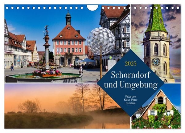 Schorndorf und Umgebung (Wandkalender 2025 DIN A4 quer), CALVENDO Monatskalender