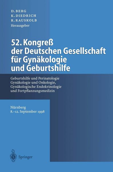 Produktbild: 52. Kongre&szlig; der Deutschen Gesellschaft f&uuml;r Gyn&auml;kologie und Geburtshilfe