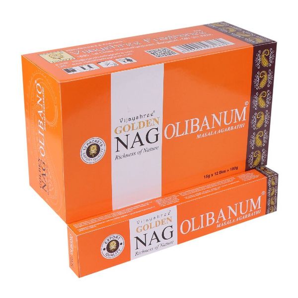 Produktbild: R&auml;ucherst&auml;bchen Vijayshree "Golden Nag Olibanum" 15gr.