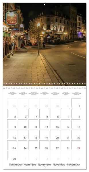Produktbild: Qu&eacute;bec (Calendrier mural carr&eacute; 2026 30x30 cm) Calendrier double avec une page pour vos prises de notes
