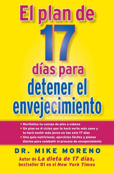 Produktbild: El Plan de 17 Dias Para Detener El Envejecimiento