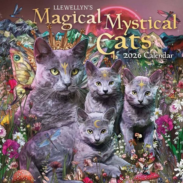 Produktbild: Llewellyn's 2026 Magical Mystical Cats Calendar