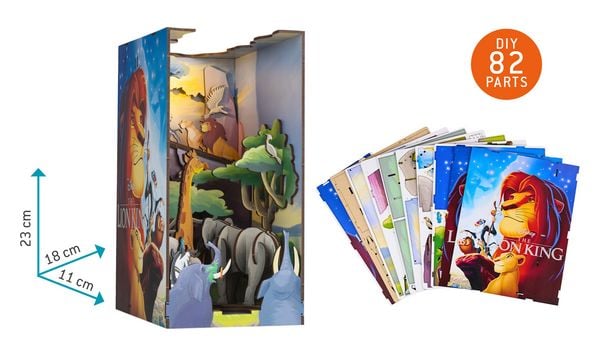 Produktbild: Book Nook DIY B&uuml;cherecke Disney K&ouml;nig der L&ouml;wen