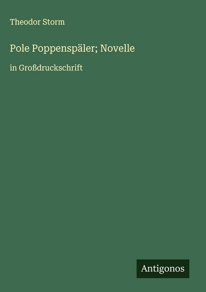 Produktbild: Pole Poppensp&auml;ler; Novelle