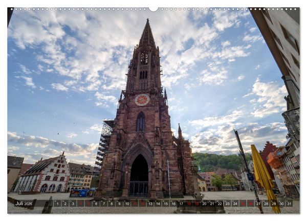 Produktbild: Freiburg - Gesichter einer Stadt (Wandkalender 2026 DIN A2 quer), CALVENDO Monatskalender