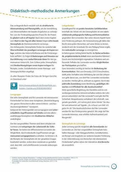 Produktbild: Sinnespfade zur basalen F&ouml;rderung