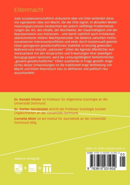 Produktbild: Elitenmacht