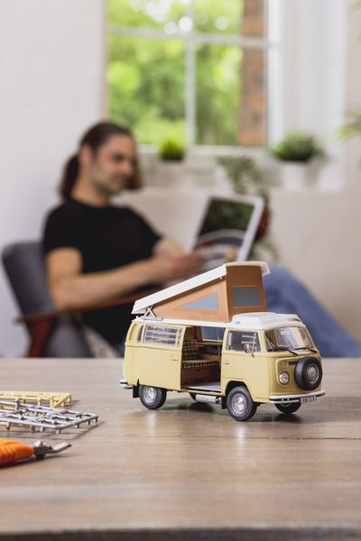 Produktbild: VW T2 Camper (Click System), Revell Bausatz zum Zusammenstecken mehrfarbig