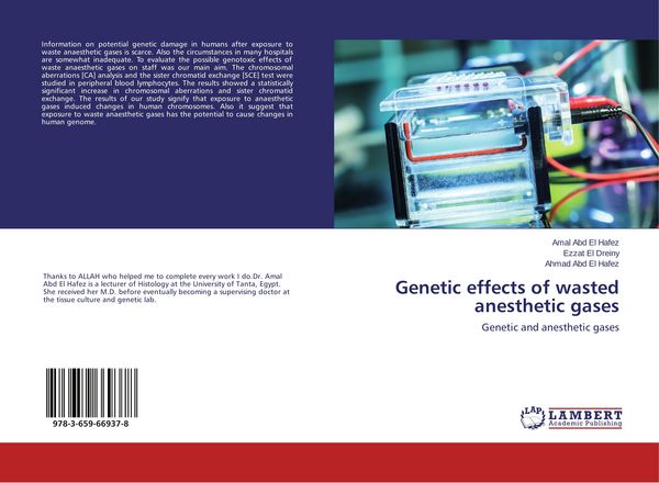 Produktbild: Genetic effects of wasted anesthetic gases