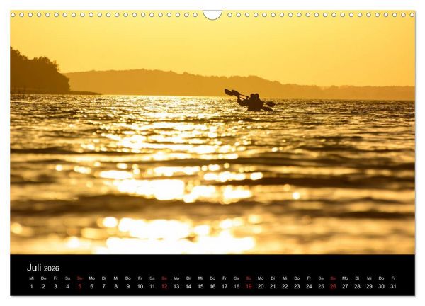 Produktbild: Wasserwandern in Mecklenburg-Vorpommern (Wandkalender 2026 DIN A3 quer), CALVENDO Monatskalender
