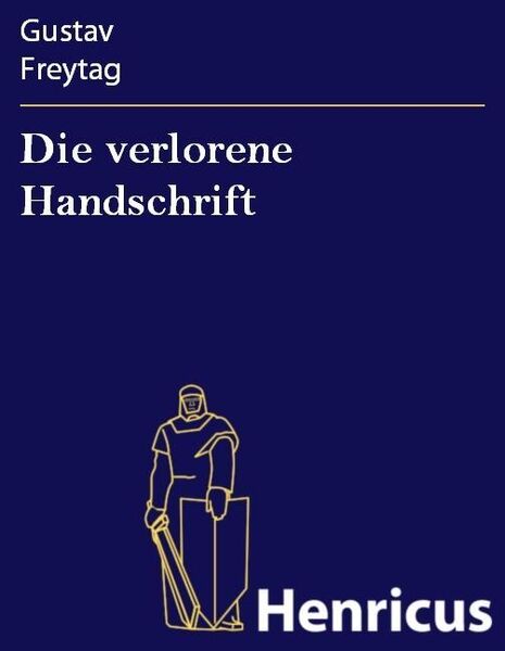 Produktbild: Die verlorene Handschrift