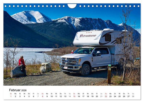 Produktbild: KANADA Mit dem Camper quer durch die Rockies (Wandkalender 2026 DIN A4 quer), CALVENDO Monatskalender