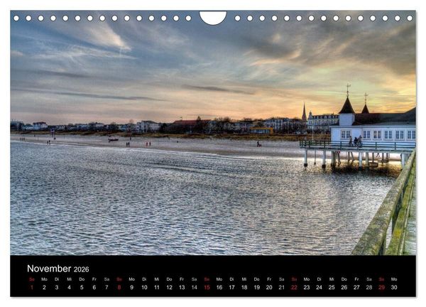 Produktbild: Impressionen von der Insel Usedom (Wandkalender 2026 DIN A4 quer), CALVENDO Monatskalender