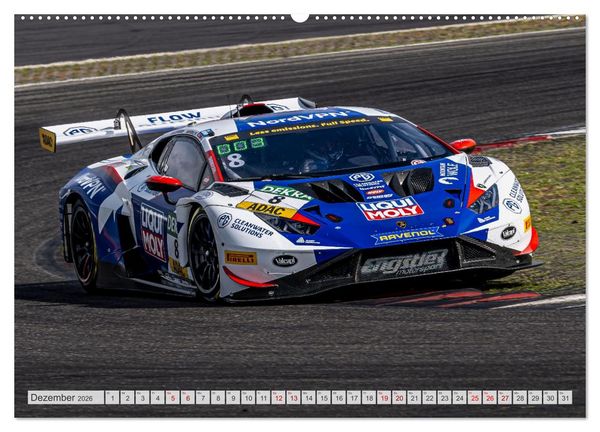 Produktbild: Wilde Stiere am N&uuml;rburgring (Wandkalender 2026 DIN A2 quer), CALVENDO Monatskalender