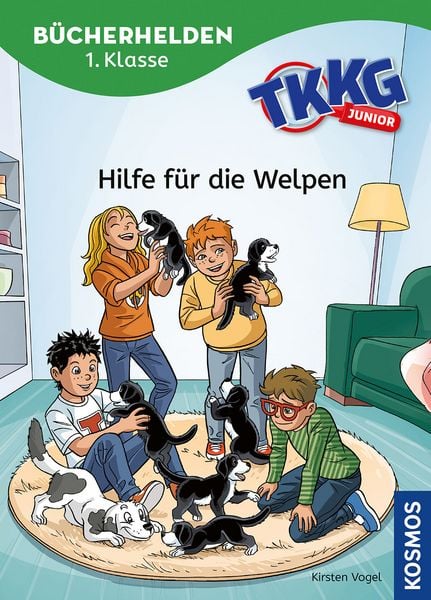 Produktbild: TKKG Junior, B&uuml;cherhelden 1. Klasse, Hilfe f&uuml;r die Welpen
