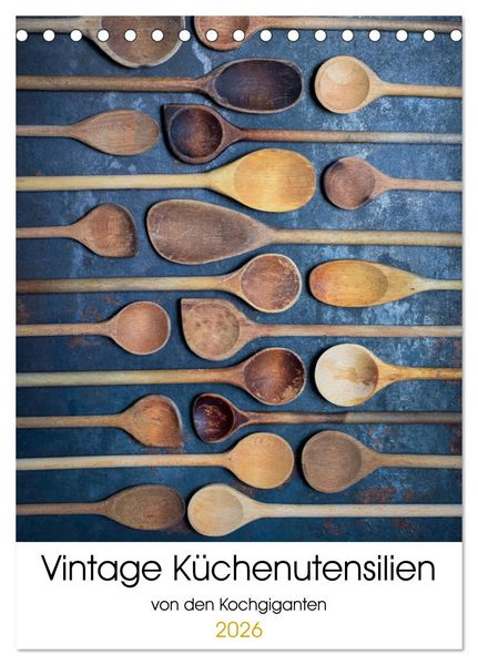 Produktbild: Vintage K&uuml;chenutensilien (Tischkalender 2026 DIN A5 hoch), CALVENDO Monatskalender