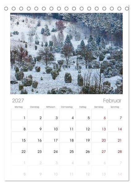 Produktbild: Tischplaner 2027 - L&uuml;neburger Heide - Im Wandel der Jahreszeiten (A5 Tischkalender zum Aufstellen) CALVENDO
