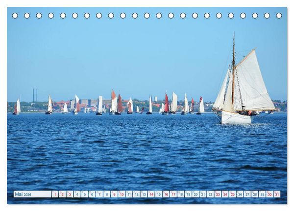 Produktbild: Flensburg Fjord (Tischkalender 2026 DIN A5 quer), CALVENDO Monatskalender