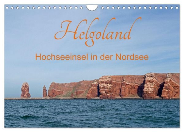 Produktbild: Helgoland - Hochseeinsel in der Nordsee (Wandkalender 2026 DIN A4 quer), CALVENDO Monatskalender